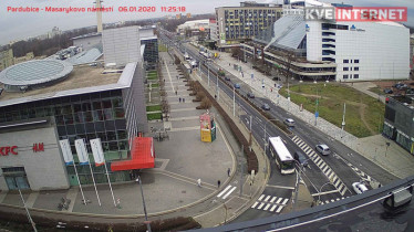 Obraz podglądu z kamery internetowej Pardubice - Masaryk Square